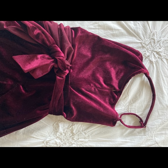 NWT Drimmarks Velvet Cocktail Dress - Picture 5 of 10